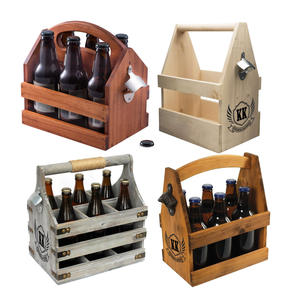 خدمة وقفة واحدة من الخشب الرقائقي زجاجة رماد خشب الصنوبر العلبة حامل زجاجة الخشب الصلب مع غطاء مغناطيسي الصيد - Product Image 2