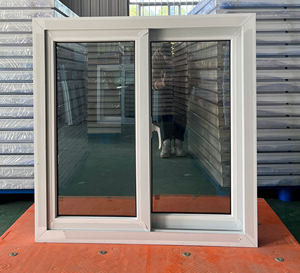 Thiết kế tối giản nặng nhiệm vụ trượt Patio cửa sổ bão tác động trượt cửa sổ bên ngoài kính cửa sổ ban công với màn hình - Product Image 1