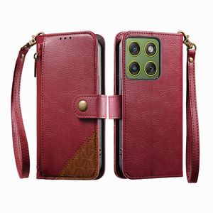 Funda Tipo Libro con Cierre para Sony Xperia 10 VII, Funda Protectora para Teléfono con Correa <span class=keywords><strong>y</strong></span> Ranuras para Tarjetas <span class=keywords><strong>de</strong></span> Crédito para OnePlus Nord CE 5 5G - Product Image 1