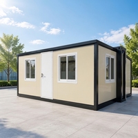 Casas Contenedor Expandibles de Doble Ala, Fáciles de Instalar, Modernas, Modulares, Resistentes al Viento, Duraderas e Impermeables, Prefabricadas