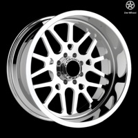 Jantes forgées DW pour pick-up et SUV, 20, 22, 24, 26, 28 pouces, finition argent poli brossé, à déport profond, monobloc, pour Ford F150, F350, F450, Dodge Ram 3500
