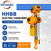 Palans électriques à chaîne télécommandés de type chariot HHBB pour la manutention des matériaux, capacité de levage de 0,5t, 1t, 2t, 3t, 5t, 10t, modèle Work Duty M4