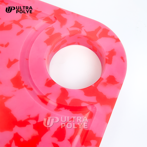 <span class=keywords><strong>Planche</strong></span> à découper en plastique recyclé de qualité alimentaire FDA, écologique, colorée, en terrazzo, forme personnalisée pour la cuisine et la décoration - Product Image 5