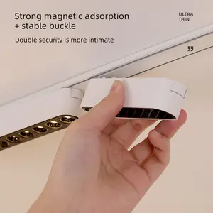 Aisilan High Quality Wifi APP Control Smart System Dimmable Ultra Slim Surface Mounted Magnetic Magnet Led Track Light