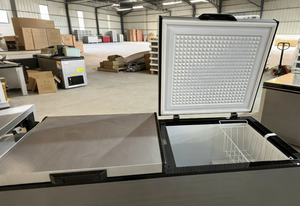 <span class=keywords><strong>Congélateur</strong></span> horizontal commercial à double porte, plusieurs tailles, pour restaurant, supermarché, conservation des aliments congelés - Product Image 4