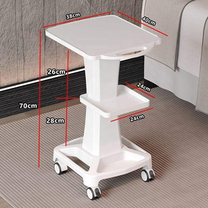 Chariot de beauté à petites bulles multifonctionnel à 4 roues, étagère mobile haut de gamme, chariot à outils pour salon de beauté - Product Image 3
