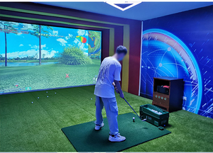 Simulador de golf para interiores Equipo de juego de swing de proyección holográfica Tecnología digital Consola deportiva - Product Image 5