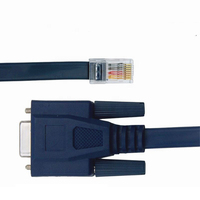 Cable de Datos Serie RJ45 a RS232 DB9 Hembra, Conector RJ45 Cat7 para Depuración de Switches de Red
