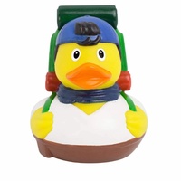 Jouets de bain personnalisés en caoutchouc de 3 pouces pour bébés, avec motifs imprimés, jouets de baignoire en forme de canard pour enfants, en vrac, mini, petits, en plastique