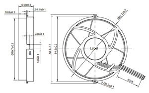 OEM/ODM 12V 80x80x20mm Dc Cooling <strong>Fan</strong> Dc Brushless <strong>Fan</strong> Dc Axial <strong>Fan</strong> - Product Image 5