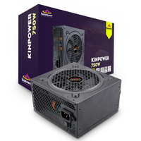 KINPOWER Pc güç kaynakları modüler 80 artı altın 750w özel logo atx güç kaynağı birim pc psu