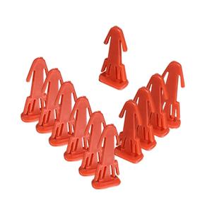 Attaches en plastique jetables rouges écologiques CH 2g pour l'emballage industriel et la fermeture des anneaux de fûts en fibre - Product Image 6