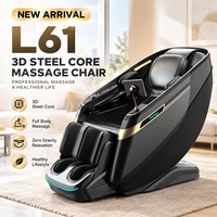 Fauteuil de massage 3D prêt à être expédié, avec rail SL, inclinable corps entier, masseur robotique direct usine, livraison mondiale, canapé de massage professionnel