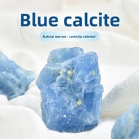 Diffuseur de spécimen de pierre précieuse naturelle brute bleue, éducatif et scientifique, pour mariages, célébrations et fêtes d'anniversaire