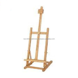 Soporte de caballete de metal de diseño de asta soporte de caballete decorativo de textura marrón - Product Image 4