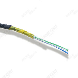 كابل هجين للطائرات بدون طيار مربوط بسلك نحاسي ثنائي النواة 3-5 أمبير ونواة ألياف بصرية أحادية النمط معزولة بـ FEP - Product Image 2