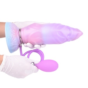 Inflatable <b>Dildo</b> Fantasy Monster <b>Dildo</b> Strong G-spot Stimulation Air Pump Ejaculation <b>Dildo</b> Adult Sex Women Couple Toy Wholesale - Product Image 3