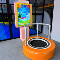 Aire de saut interactive immersive personnalisée, mini trampoline de compétition pour espaces de divertissement intérieurs