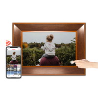Pro Frameo bingkai foto Digital IPS layar sentuh, bingkai foto Digital cerdas WiFi dengan fitur WiFi layar sentuh putar otomatis berbagi foto video Via Frameo