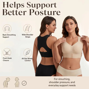 <span class=keywords><strong>Sujetador</strong></span> deportivo inalámbrico de gel para mujer, talla <span class=keywords><strong>grande</strong></span>, corrector de postura, transpirable, con soporte anticaída para busto <span class=keywords><strong>grande</strong></span> - Product Image 3