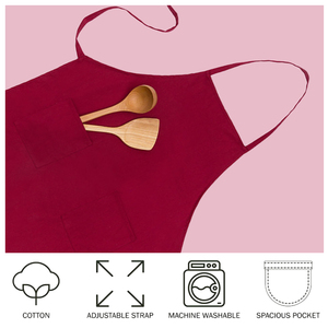 Pantoufles et tablier de cuisine de haute qualité, bouteille d'eau chaude en caoutchouc avec housse en peluche, ensemble cadeau - Product Image 4
