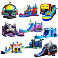Château gonflable PVC Spider-Man avec toboggan aquatique gonflable pour enfants