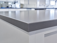 Plan de travail de laboratoire en résine époxy Durcon, mobilier de laboratoire résistant aux produits chimiques, table de laboratoire en résine époxy
