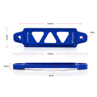 Soporte de Batería de Aluminio CUSCO, 144 mm x 44 mm, Diseño Triangular de 3 Orificios, para Uso Automotriz