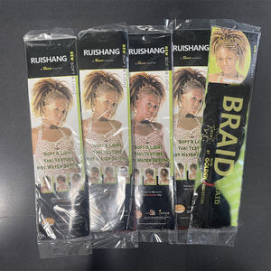 Vente en Gros Mèches Ultra Synthétiques pour Tresses Jumbo 82 Pouces 165G <span class=keywords><strong>Cheveux</strong></span> Pré-Étirés pour Tresses Texture Yaki Tresses Africaines - Product Image 5