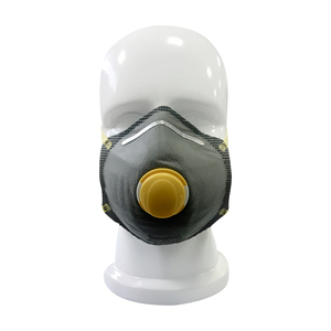 Masker Wajah tahan debu FFP1 aktif sekali pakai dengan katup <span class=keywords><strong>Respirator</strong></span> katun dapat digunakan kembali dengan cangkir pelindung kartrid - Product Image 1