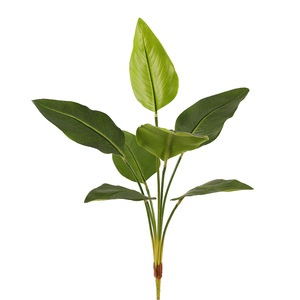 Artificial Monstera Deliciosa Leaf Bundle 7-Head High Simulation <b>Plastic</b> Indoor Decorative <b>Plant</b> For Home Wedding Props - Product Image 4