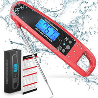 Termometer Daging Digital untuk Memasak di Dapur, Ultra Cepat, Presisi, Tahan Air, dengan Lampu Latar dan Magnet