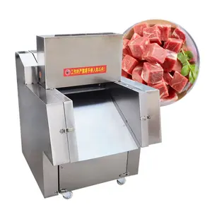 Hot sales automatic frozen chicken duck meat beef dicer cutter chicken cutting machine price