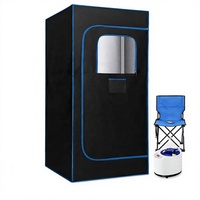 Tente de sauna à vapeur humide pour la perte de poids et le spa à domicile avec générateur de vapeur de 1000 W