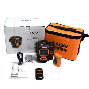 360 Xoay tự san lấp mặt bằng lsc6651 chùm màu xanh lá cây 3D 12 Dòng Laser san lấp mặt bằng hệ thống mức độ laser cho các tòa nhà công nghiệp - Product Image 5