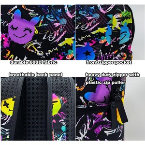 Mochila de poliéster reciclado personalizada <span class=keywords><strong>con</strong></span> estampado de grafiti, <span class=keywords><strong>para</strong></span> deportes, viajes y escuela, <span class=keywords><strong>con</strong></span> bolsillo <span class=keywords><strong>para</strong></span> <span class=keywords><strong>portátil</strong></span>, <span class=keywords><strong>para</strong></span> hombres y mujeres, impresa en 3D. - Product Image 3