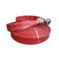 Tuyau d'incendie blanc de taille Storz 1.5 "x 30 mètres avec tuyau d'eau de couplage Storz en cuivre et aluminium pour vanne