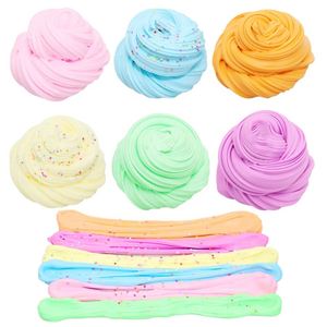 Multi Color 4 Colors Dream Butter Air Fluffy Could <b>Plasticine</b> Fruit Scented Macaroon Dessert Unicorn Slime Kit - Product Image 3