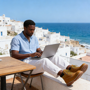 Botas Tácticas de Cuero Genuino con Cordones y Punta de Acero, Color Coyote Brown, Promoción de Stock Cacatu, Antideslizantes y Resistentes al Aceite - Product Image 6