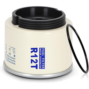 Ensemble séparateur d'eau et de carburant R12T pour moteur hors-bord marin, moteur à essence avec vanne de vidange et raccords en laiton - Product Image 3