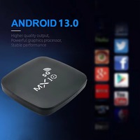 Fiable placa base MX10 5G Android 13 Smart TV Box con decodificador Mx10 de rendimiento estable