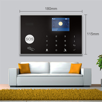 Système d'alarme antivol sans fil 433Mhz pour maison intelligente avec bouton de clavier tactile Tuya App Wifi Gsm Portable ABS Personal Smart Home