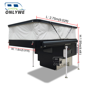 ONLYWE TP01 <span class=keywords><strong>Camper</strong></span> de <span class=keywords><strong>Techo</strong></span> Desplegable para Camionetas con Caja Larga de 8 pies - Product Image 2
