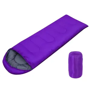 Kantung tidur portabel ringan, selimut kantong tidur Backpacking amplop untuk penyambungan dewasa, kantong tidur tunggal 3 musim