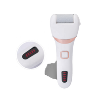 Râpe électrique pour pieds à long manche, ponceuse portative USB pour pédicure, éliminateur de peaux mortes, de callosités dures et craquelées
