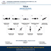 Pour Tesla Model X, ensemble de suspension pneumatique arrière, amortisseur pneumatique arrière