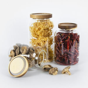 Set 6 Barattoli Di Vetro 5L Con Coperchio Sughero - Vasi Decorativi Per Terrari, Conservazione, Centrotavola - Ø16x30cm - Foto 2