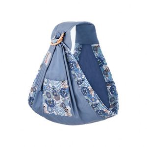 SeaMind Porte-bébé respirant en coton et fibre de bambou, ajustable, confortable pour nourrisson, couverture d'allaitement, porte-bébé pour enfants, maille d'été - Product Image 1