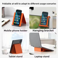 Support de téléphone portable en silicone personnalisé, pliable, support de bureau portable pour tablette, support de table imperméable et antidérapant