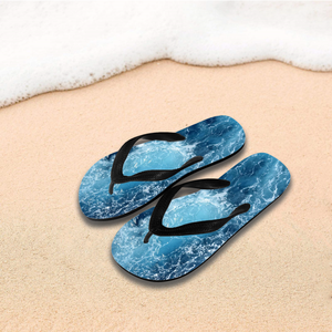 Sandalias Personalizadas Desechables de EVA para Playa, Casuales, Blancas, Unisex, con Logotipo, Diseño de Leopardo y Hebilla - Product Image 3